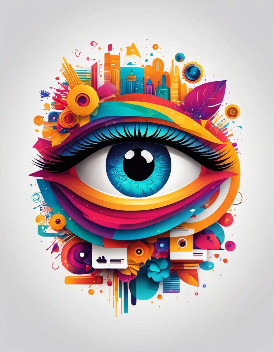 An eye-catching digital banner design showcasing vibrant colors, bold typography, and visually striking graphics that include icons representing digital marketing, creativity, and communication. The background should be a blend of gradients that evoke energy and professionalism. Include abstract shapes and patterns to symbolize creativity and innovation. super-realistic. vibrant colors. white background.